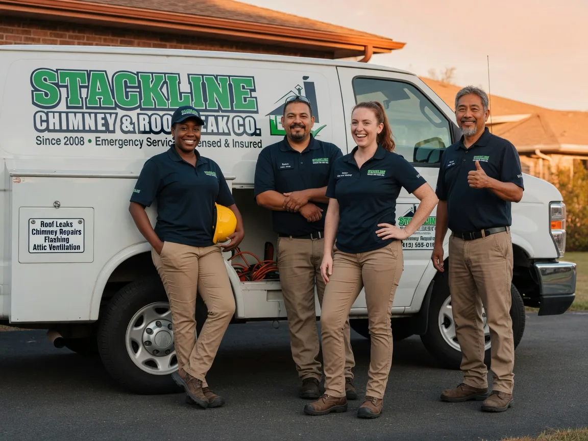 Chimney flashing repair company in Huntsville, IL